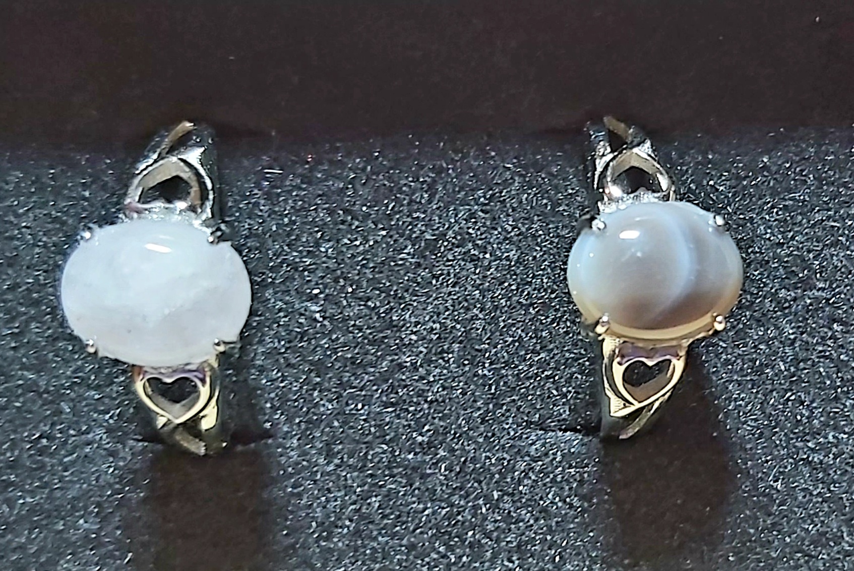 Bague en argent avec pierre précieuse