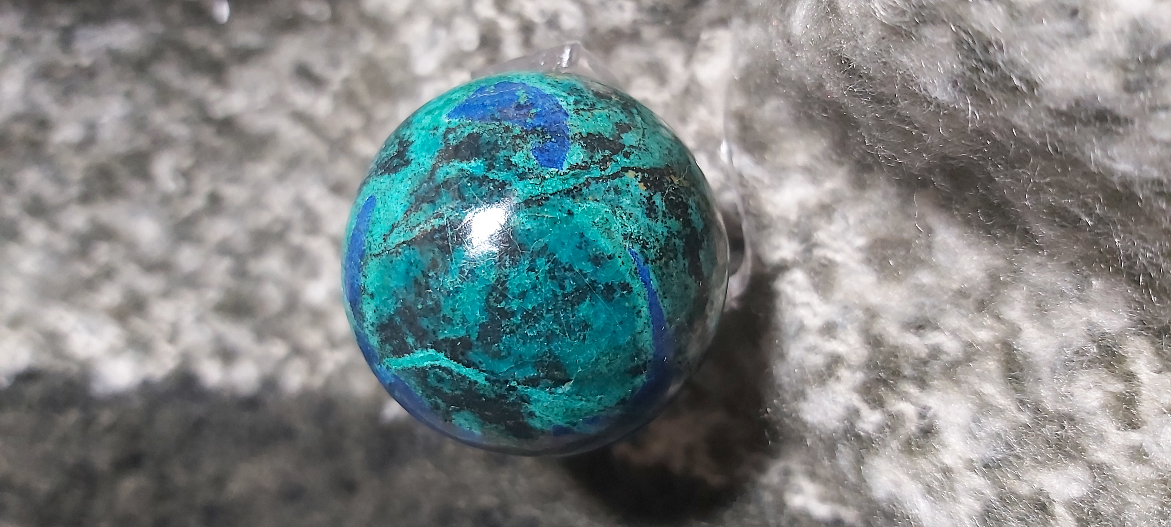 Sphère en chrysocolle