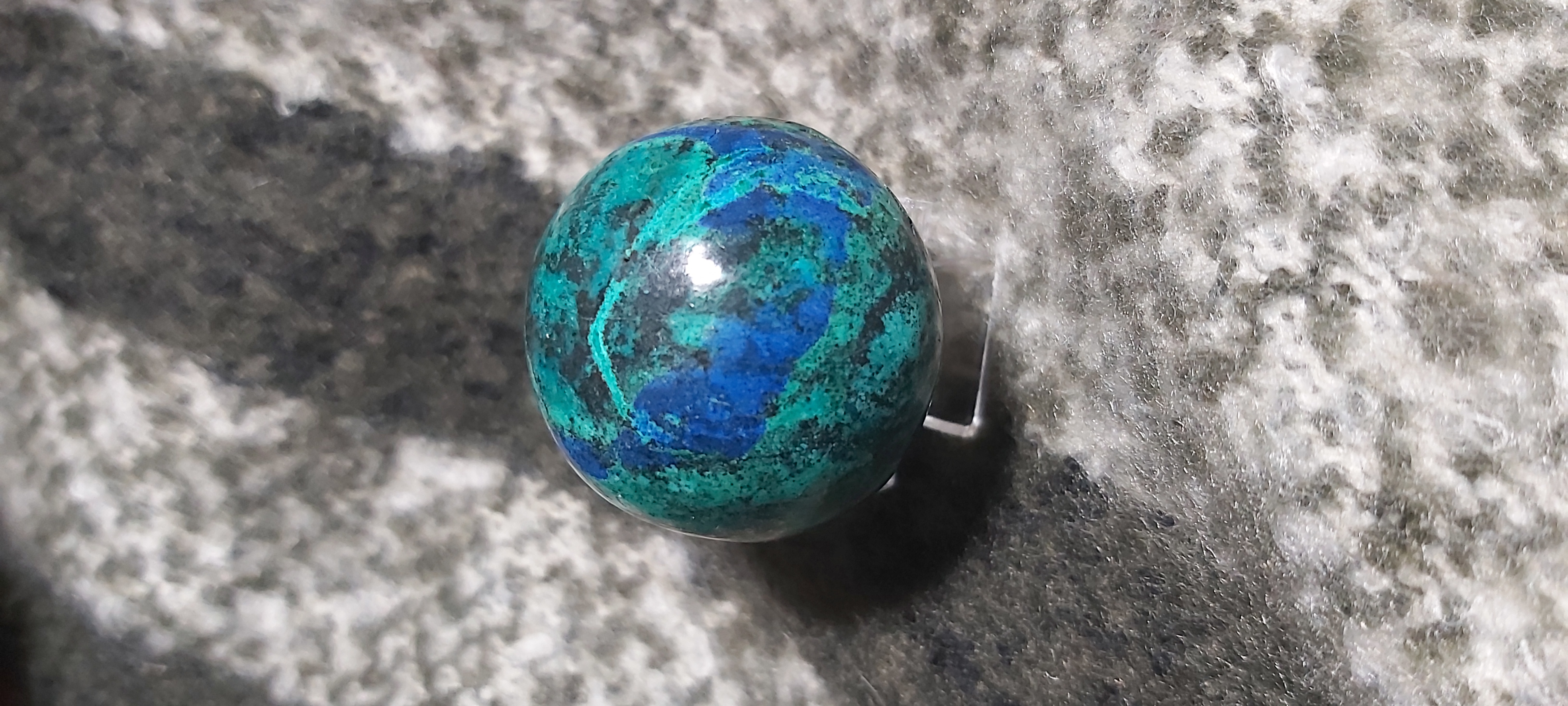 Sphère en chrysocolle
