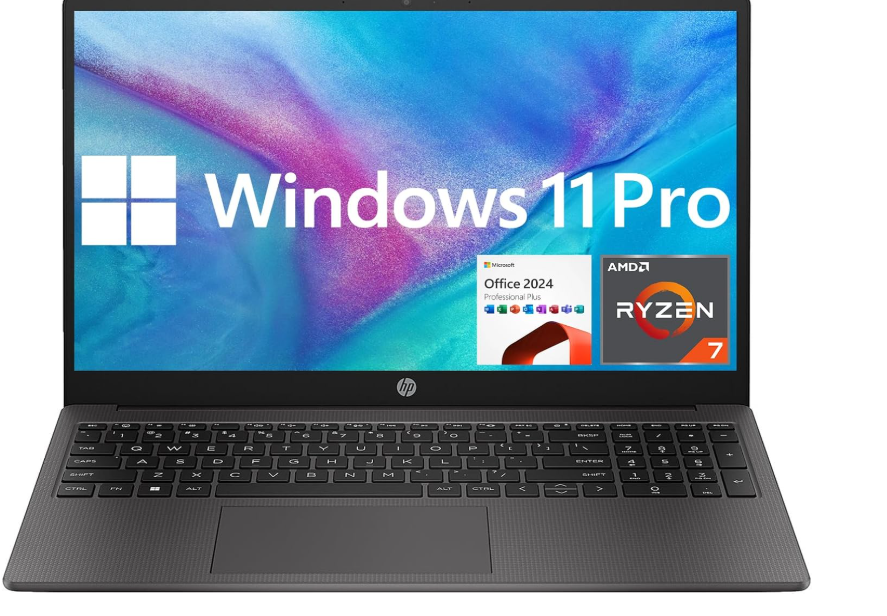 HP Lastest 255 G10 15.6" FHD Business Laptop, AMD Ryzen 7 7730U (64GB RAM | 2T SSD)