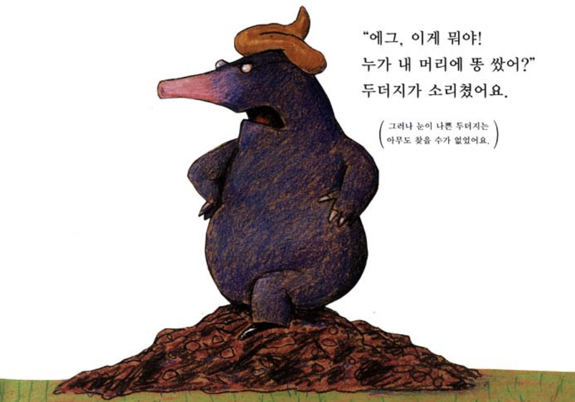 누가 내 머리에 똥 쌌어?