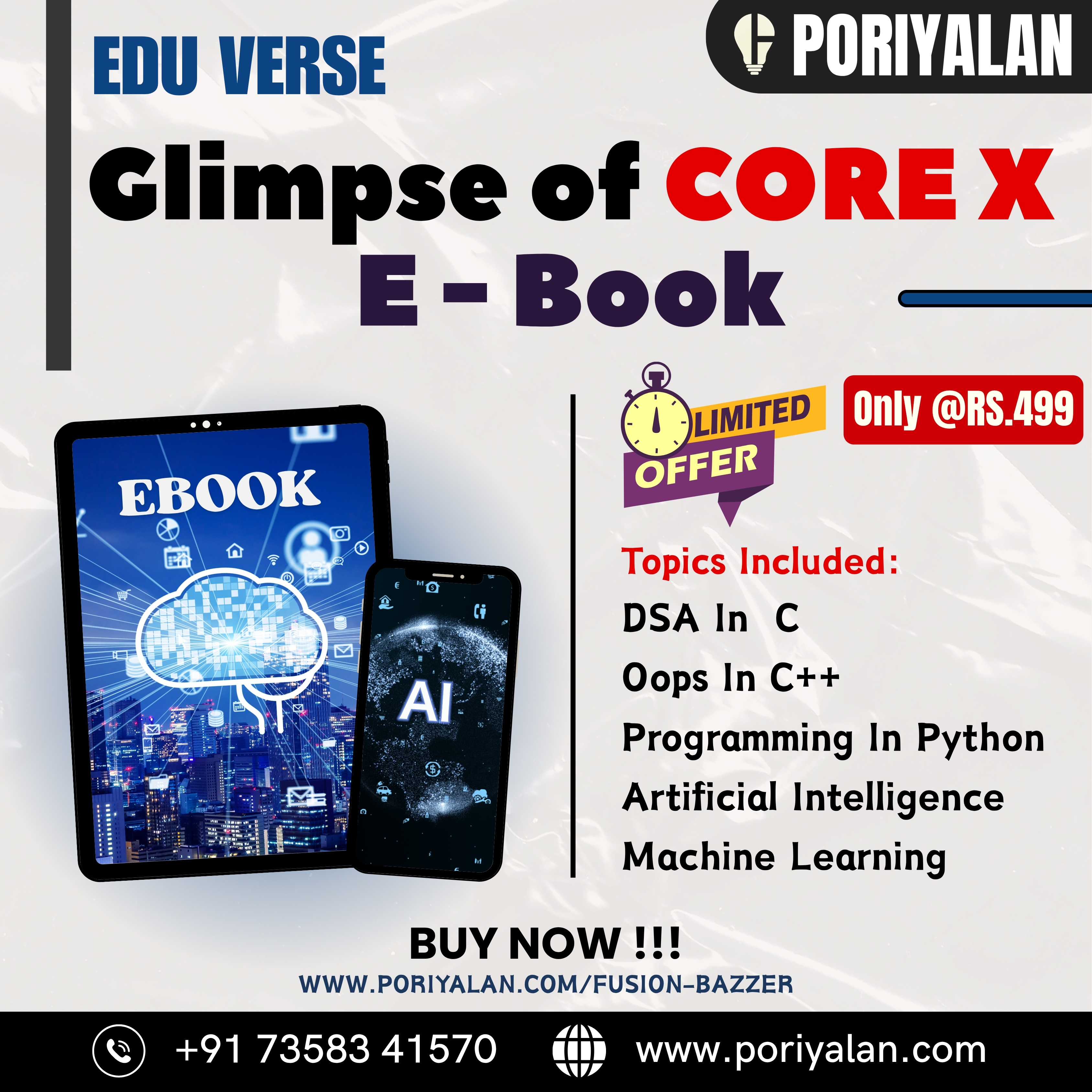 Glimpse of CORE X E-Book
