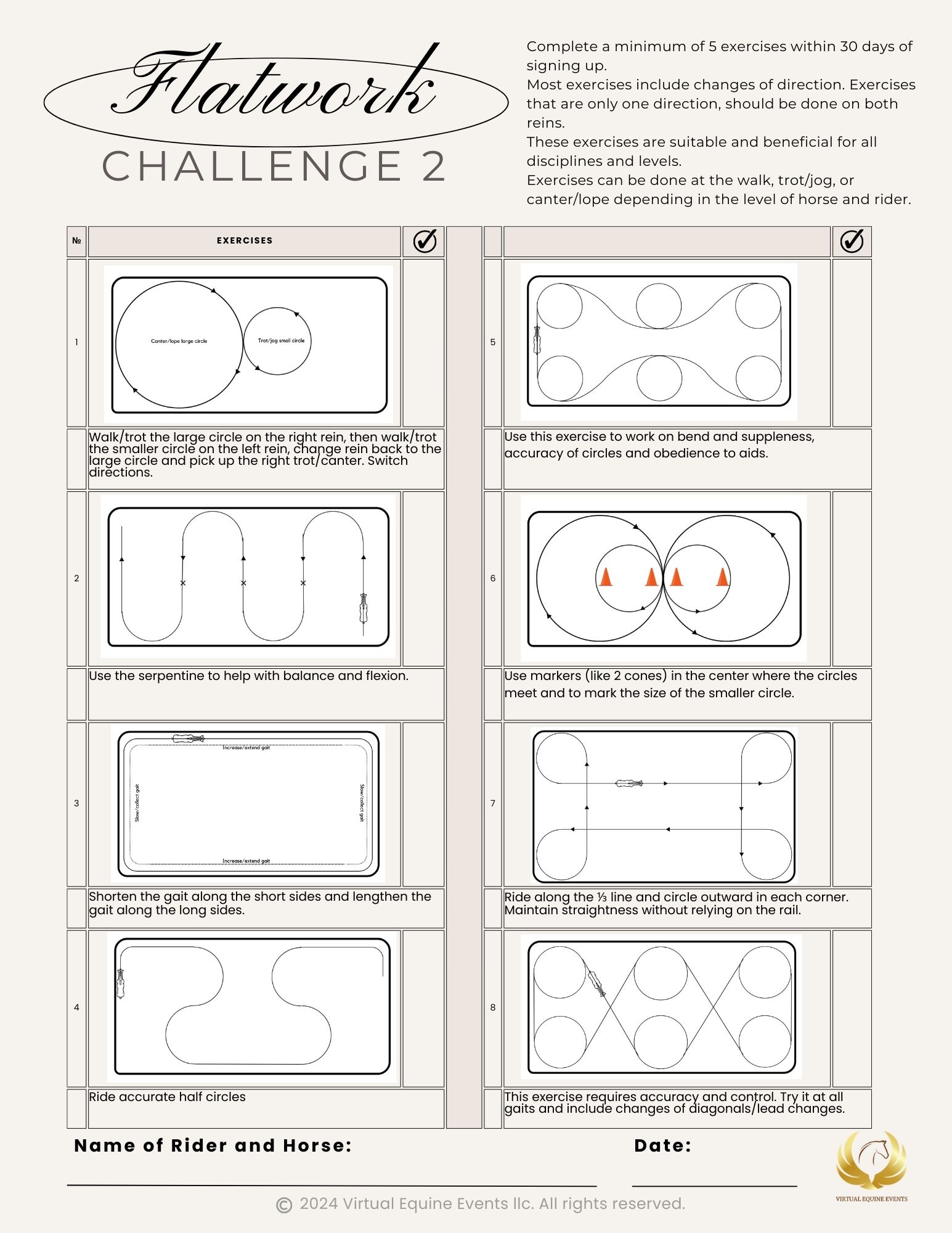 Class 102: Flatwork Challenge 2