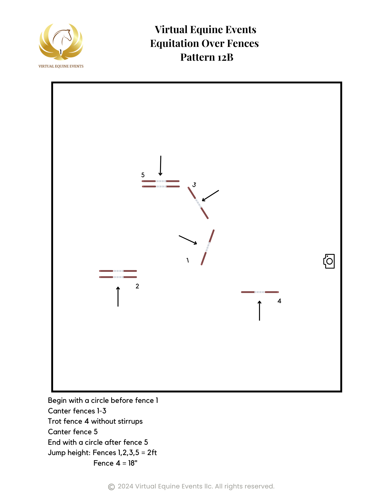 Class 43: Equitation Over Fences 2ft - Adult Open
