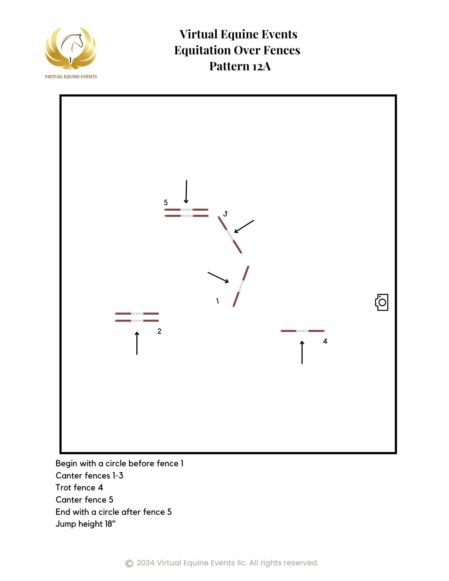 Class 42: Equitation Over Fences 18" - Adult Open