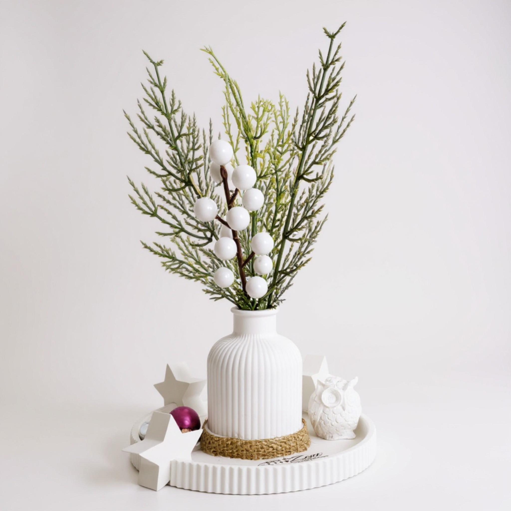 Tischdeko-Set modern im Skandi-Boho-Style mit schicker Vase & Trockenschmuck. Jetzt auch mit Herz verschenken