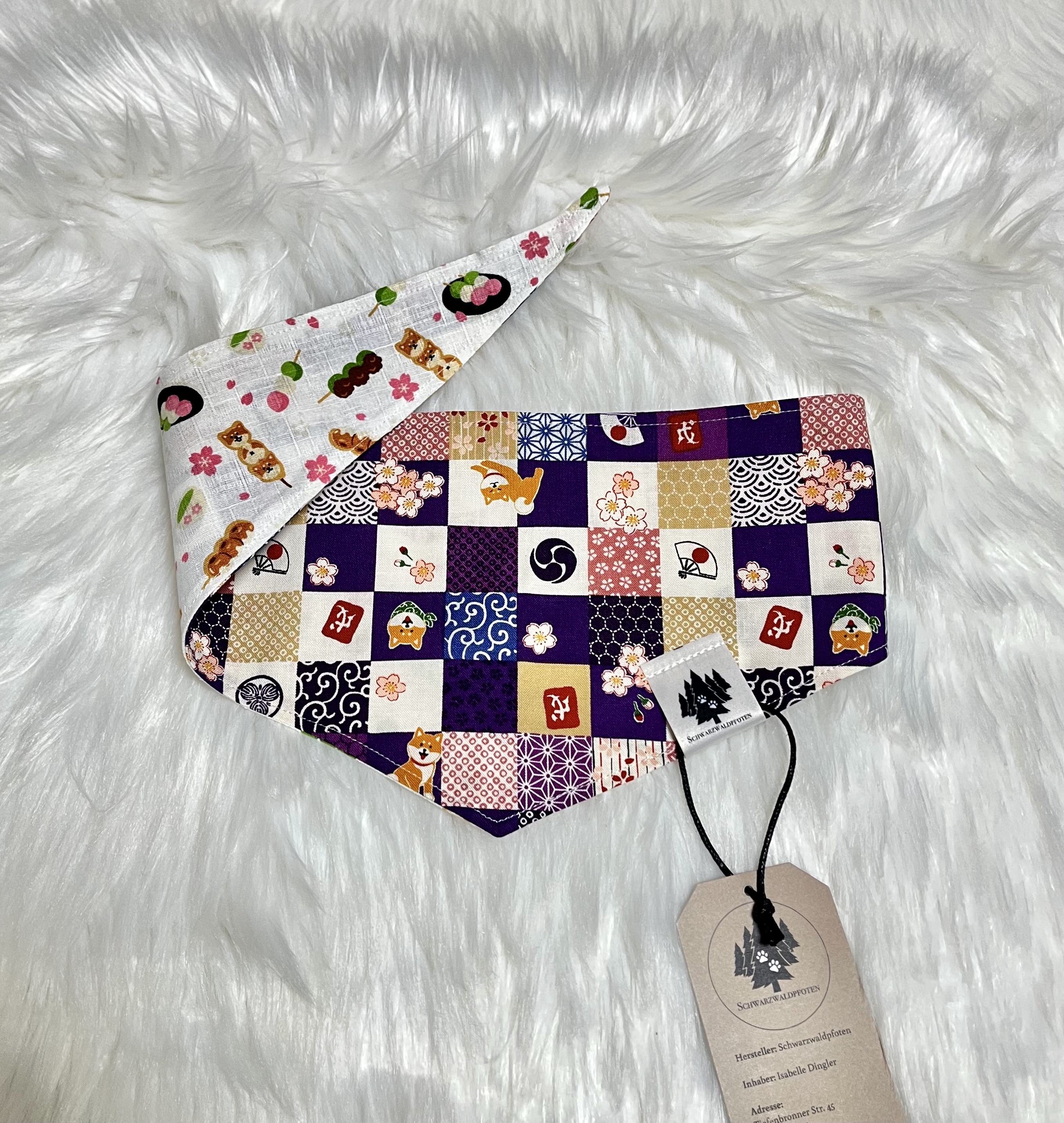 Sofortkauf Wendehalstuch zum Knoten Gr. S