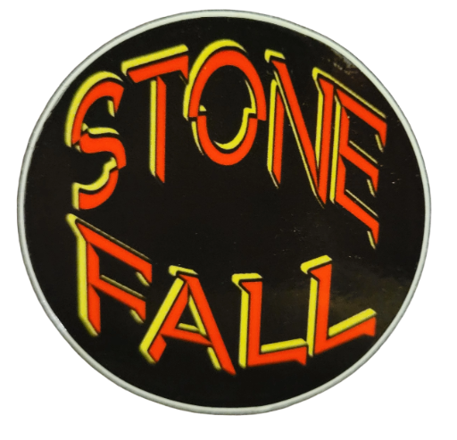 Stone Fall Logo Sticker