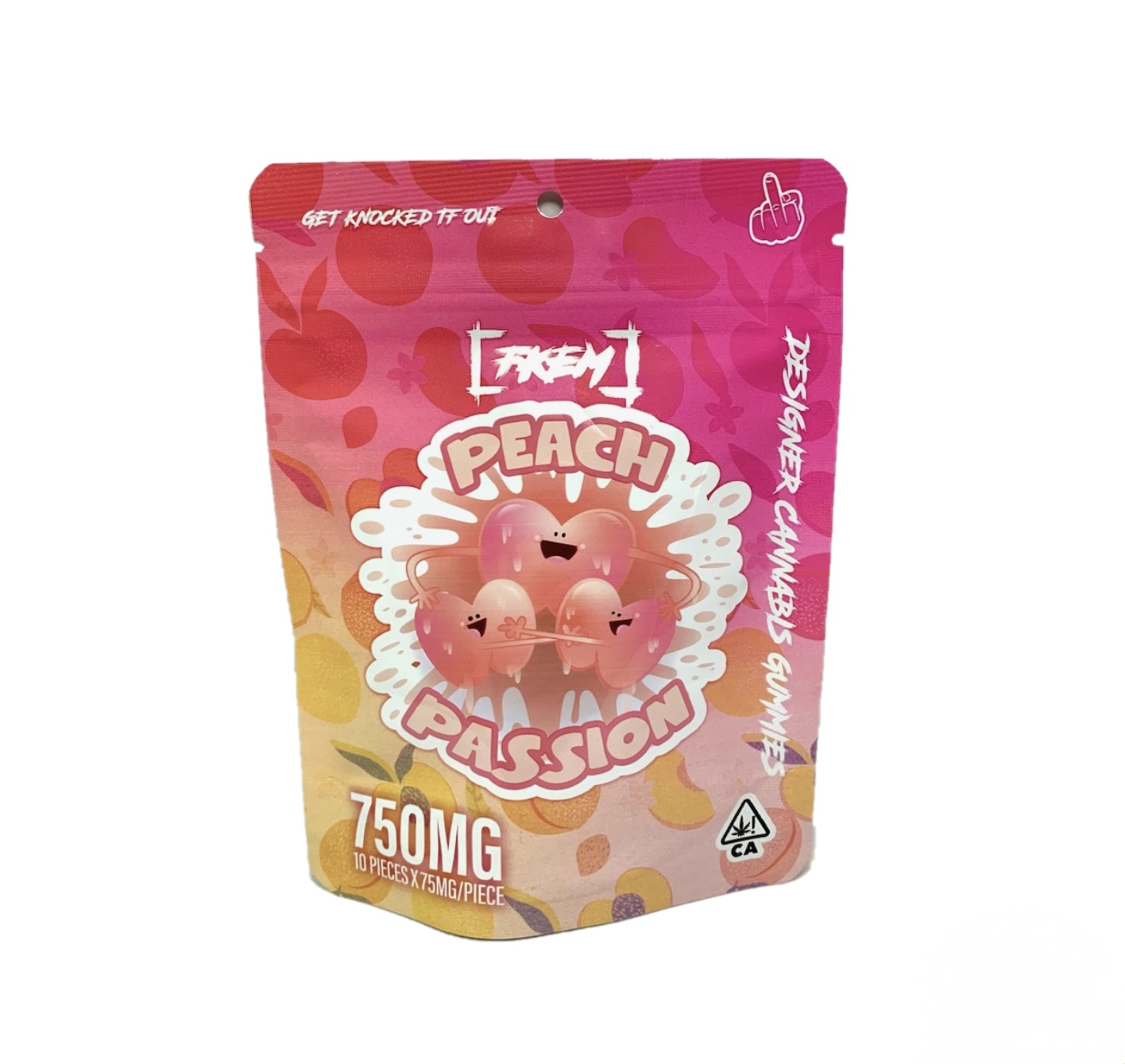 FKEM - Gummy Candy Bag - 750mg - Peach Passion