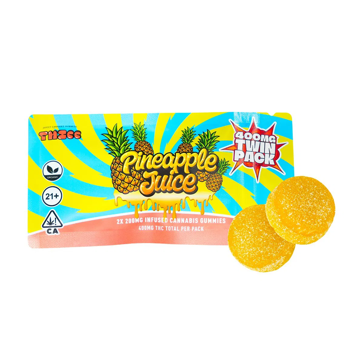 Thicc - 400mg Twin Pack - Pineapple Juice