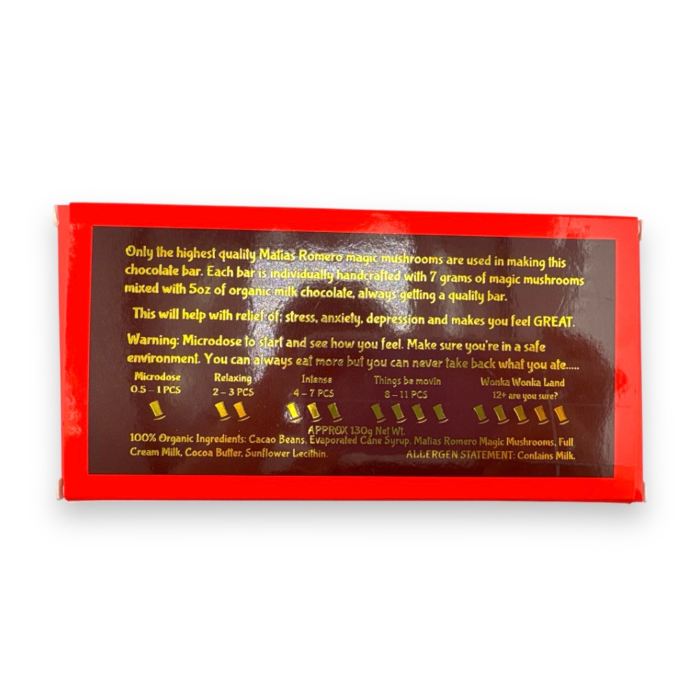 Wonka Bar - 7 Gram Mushroom Chocolate - Crunch