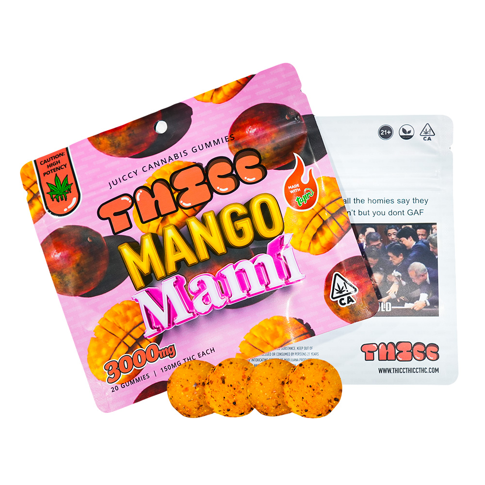 Thicc - Juiccy Cannabis Gummies - Mango Mami - 3000mg