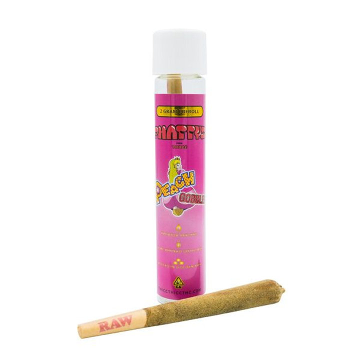 Thicc Phattys 2g Pre-Rolled Joint with Kief - Peach Gobbler