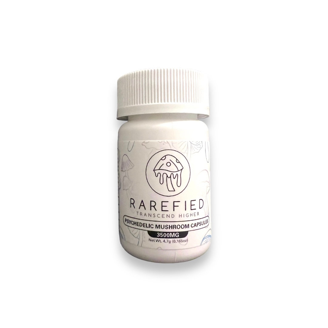 Rarefied - Psychedelic Mushroom Capsules - 3500 mg