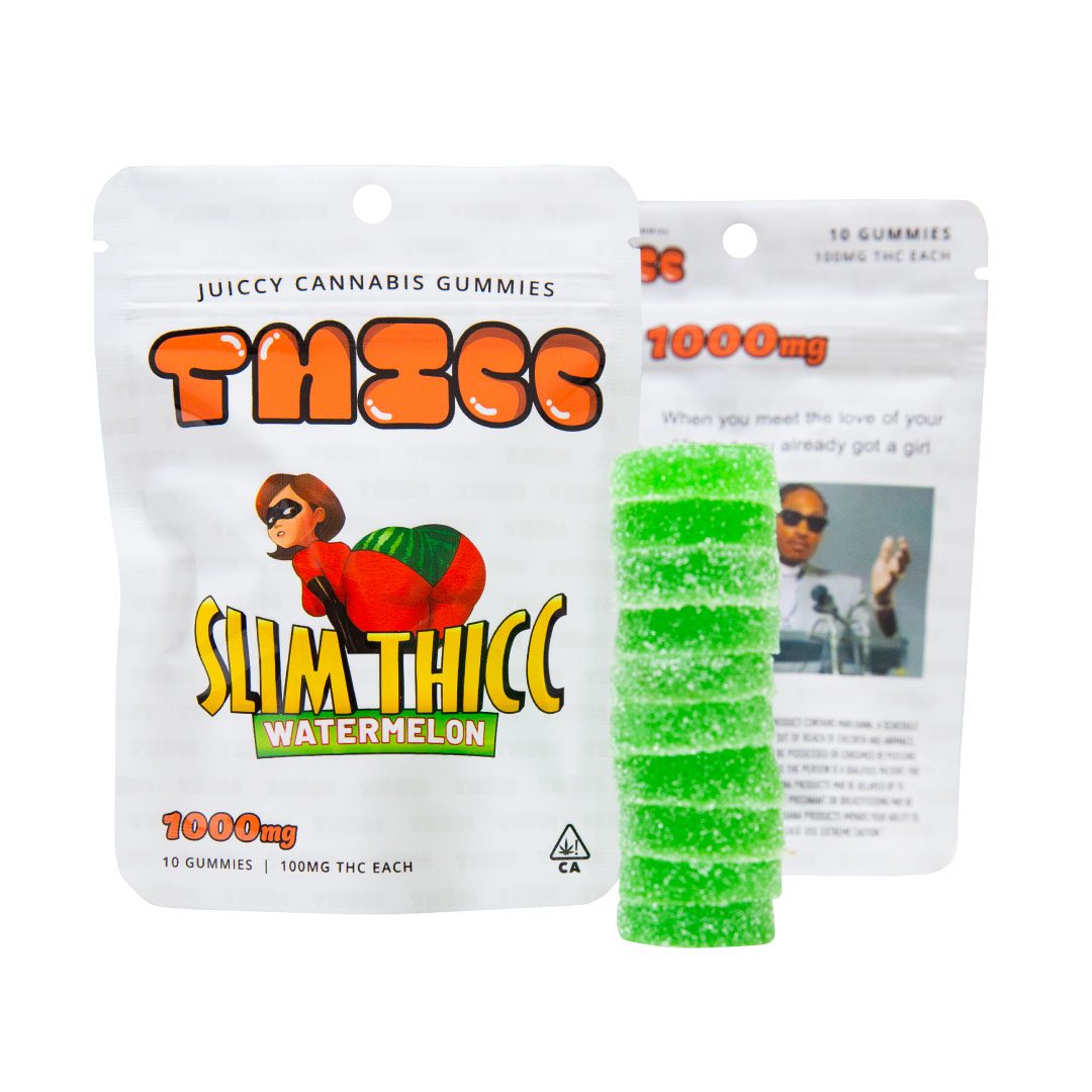 Thicc - Juiccy Cannabis Gummies - Watermelon - 1000MG