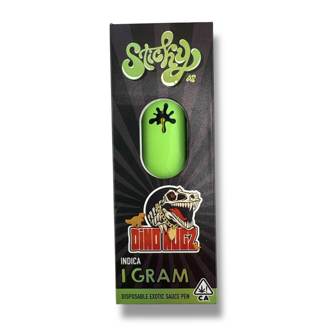 StickyAF - 1 Gram - Exotic Sauce Vape Pen - Dino Nugz - Indica