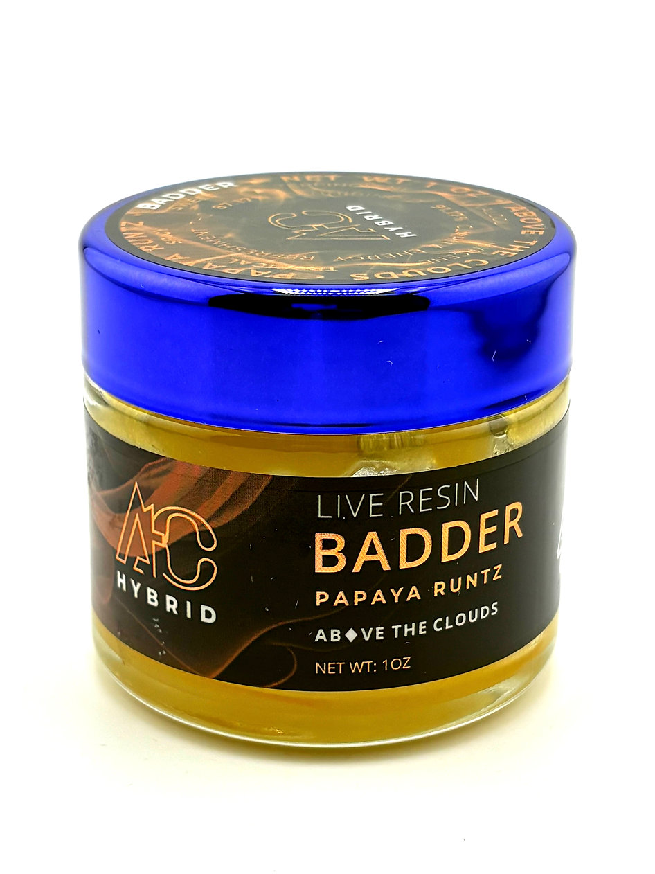 Above The Clouds - Live Resin Badder - 1 Gram - HYBRID