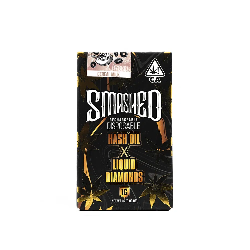 SMASHED - Disposable 1 Gram Vape - Cereal Milk - Hybrid