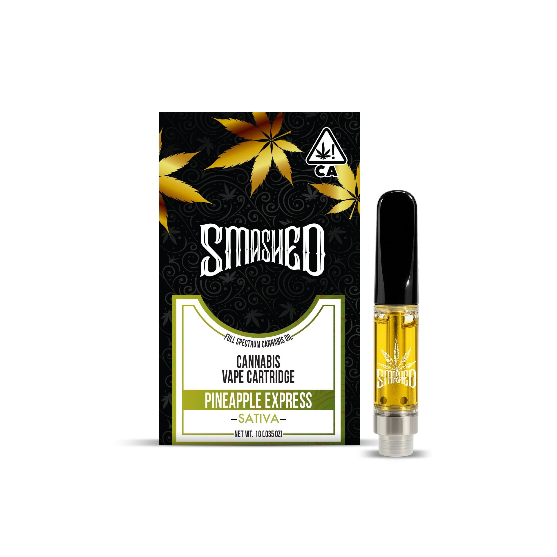 SMASHED - 1 Gram Cart - Pineapple Express - Sativa