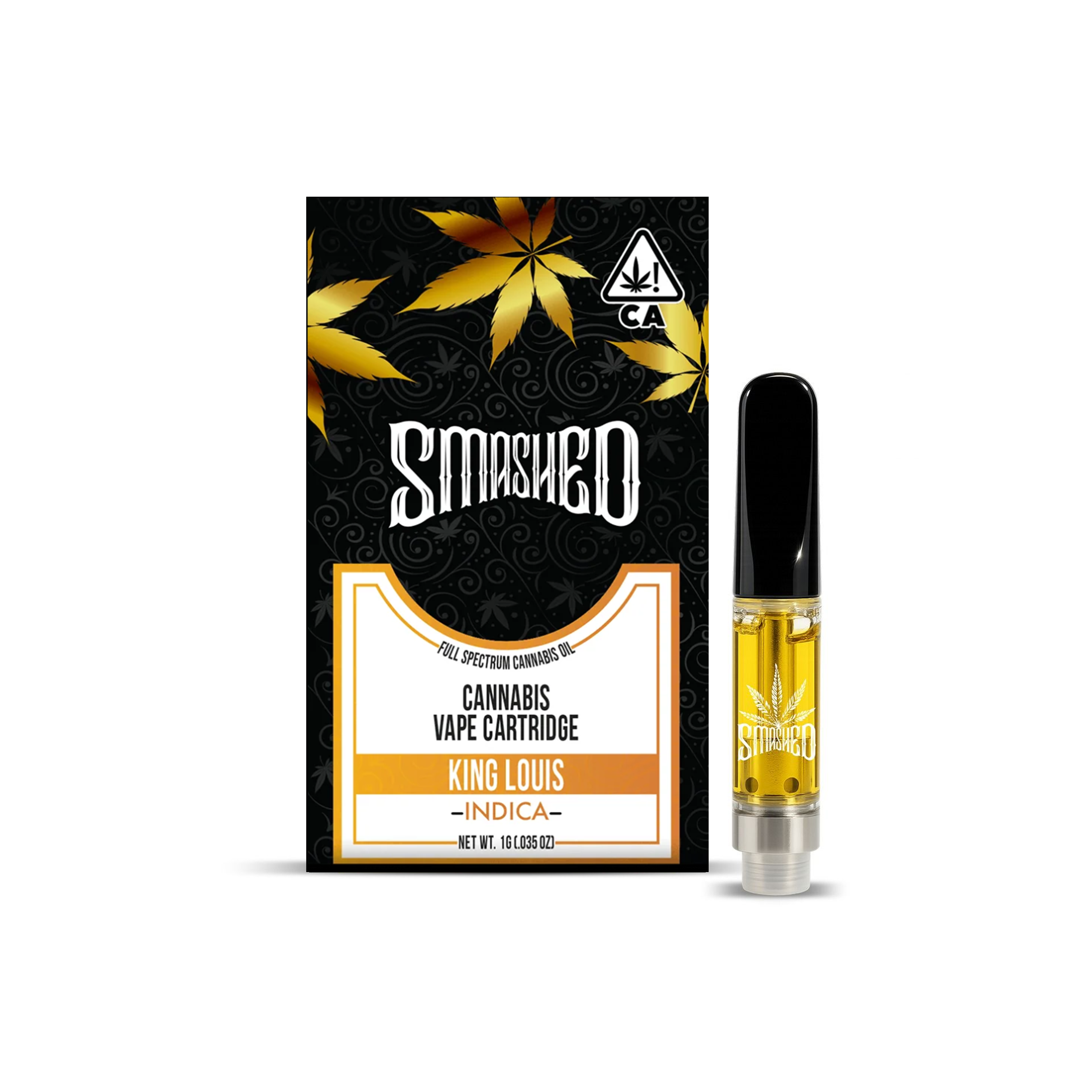 SMASHED - 1 Gram Cart - King Louis - Indica