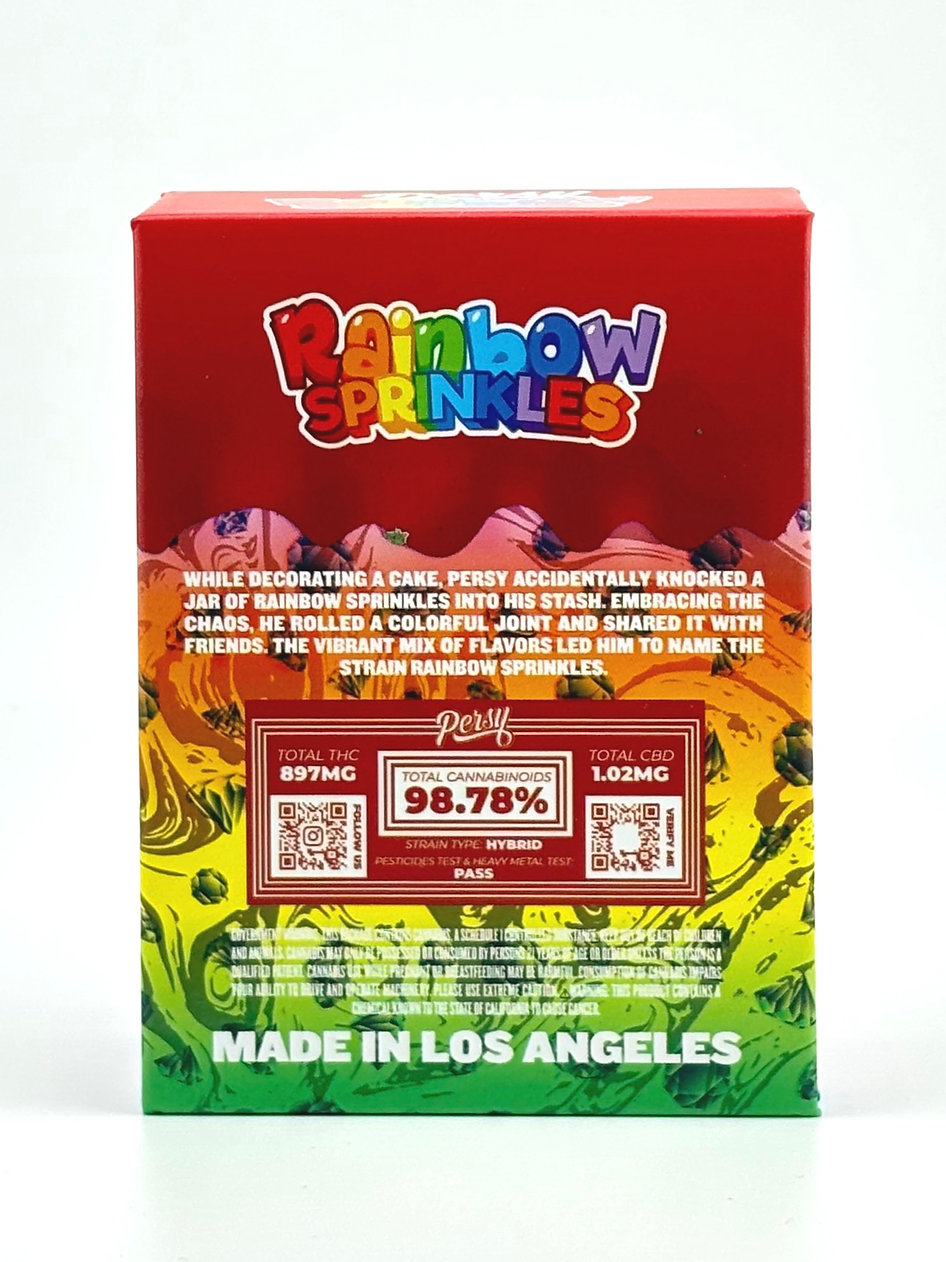 Persy - Live Resin & Liquid Diamonds Vape - 2 Gram - Rainbow Sprinkles - Hybrid