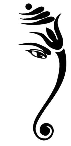 Abstract Ganesha Wall Art
