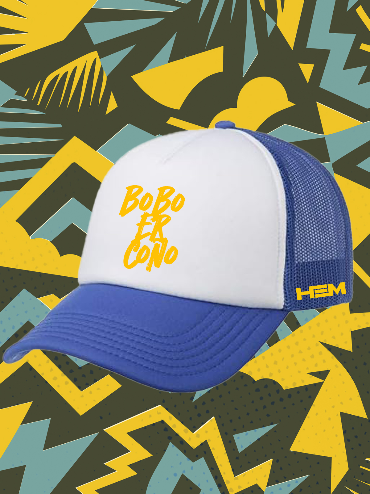Gorra azul BOBO ER COÑO