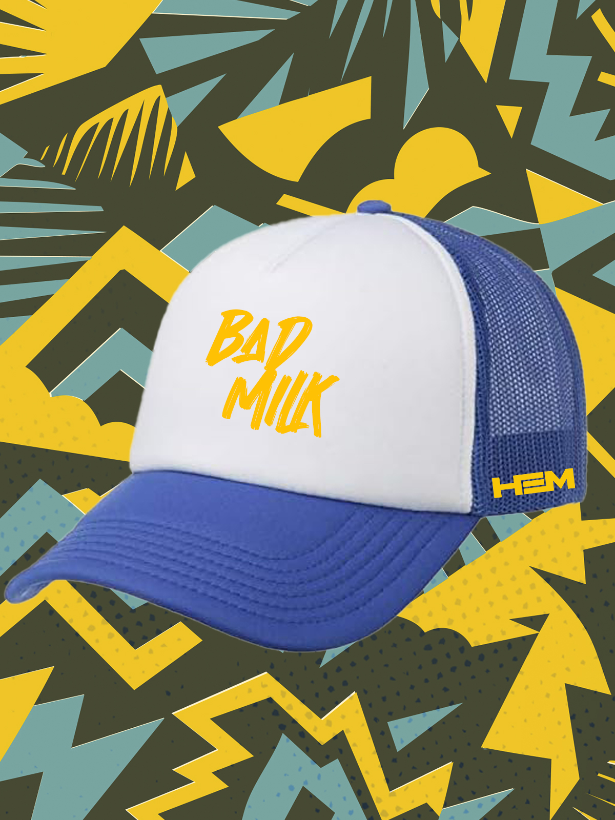 Gorra azul BAD MILK