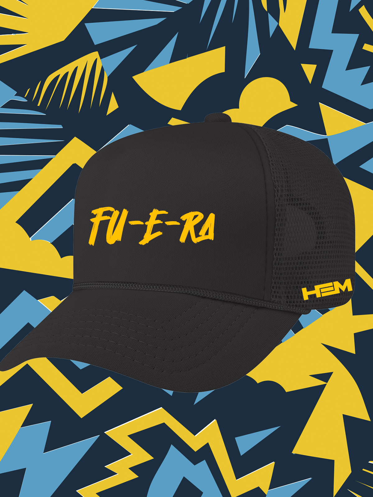 Gorra negra FU-E-RA