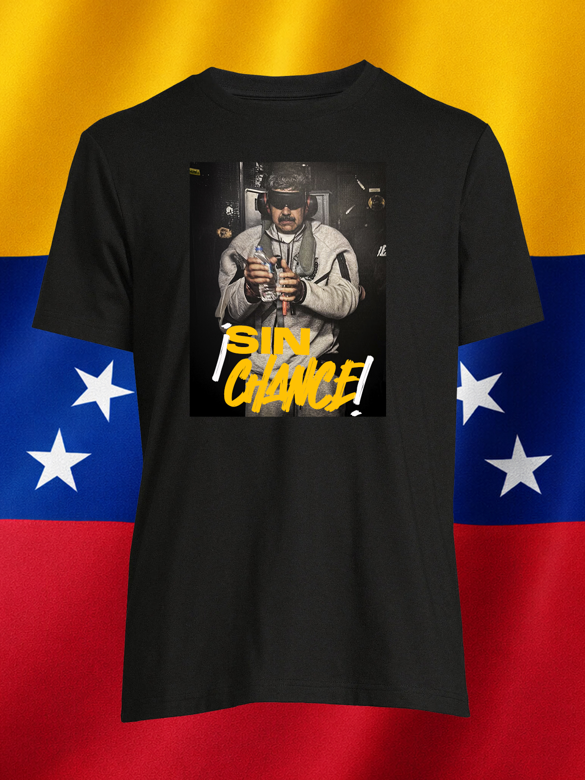 Franela negra SIN CHANCE