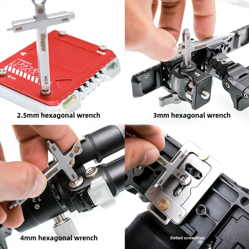 Hex Wrench High-Strength 2.5/3/4mm Small Mini Tripod Camera Accessory
