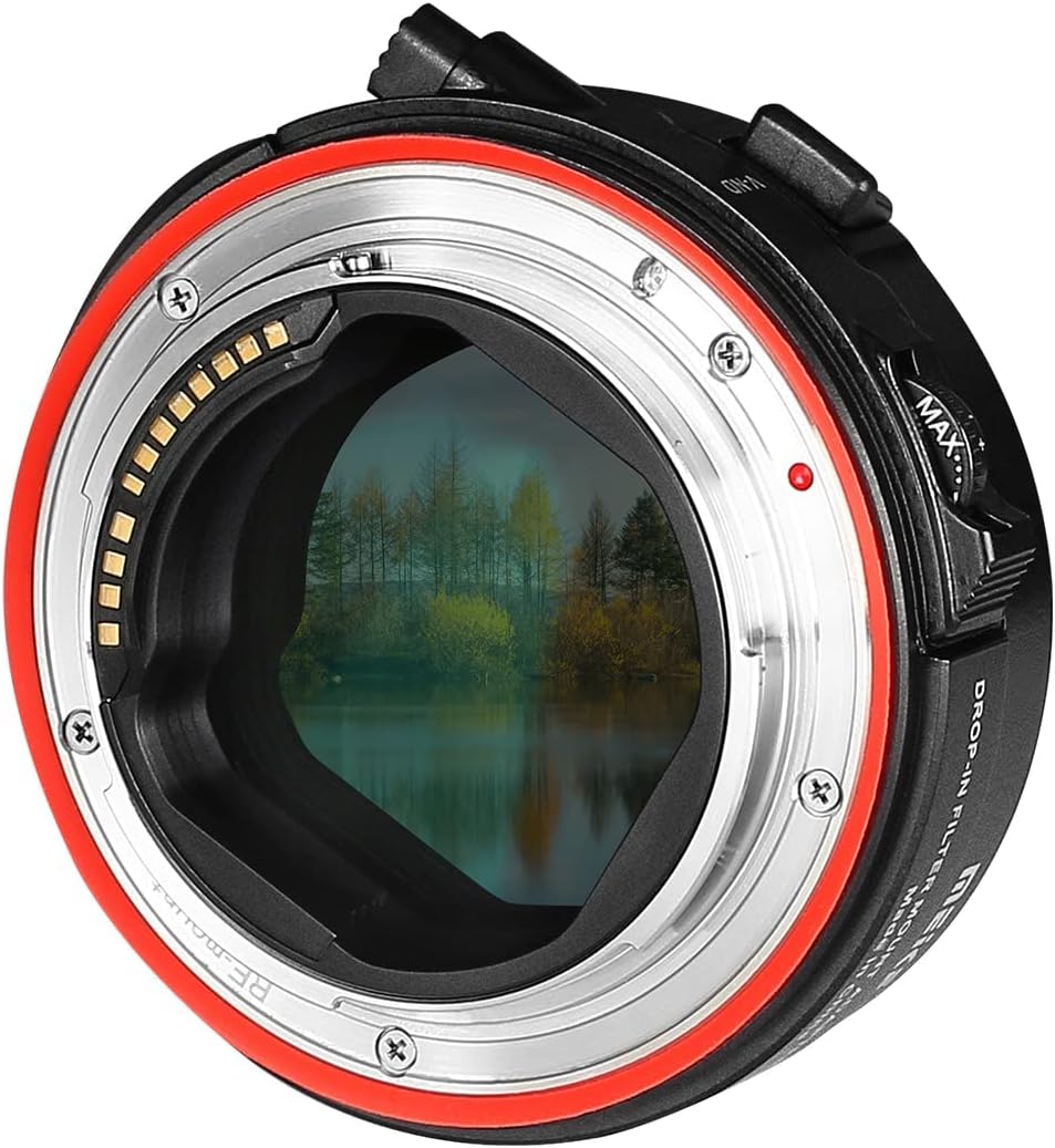Drop-in Filter Mount Adapter For Canon EF to EOSR with VND and UV Filter