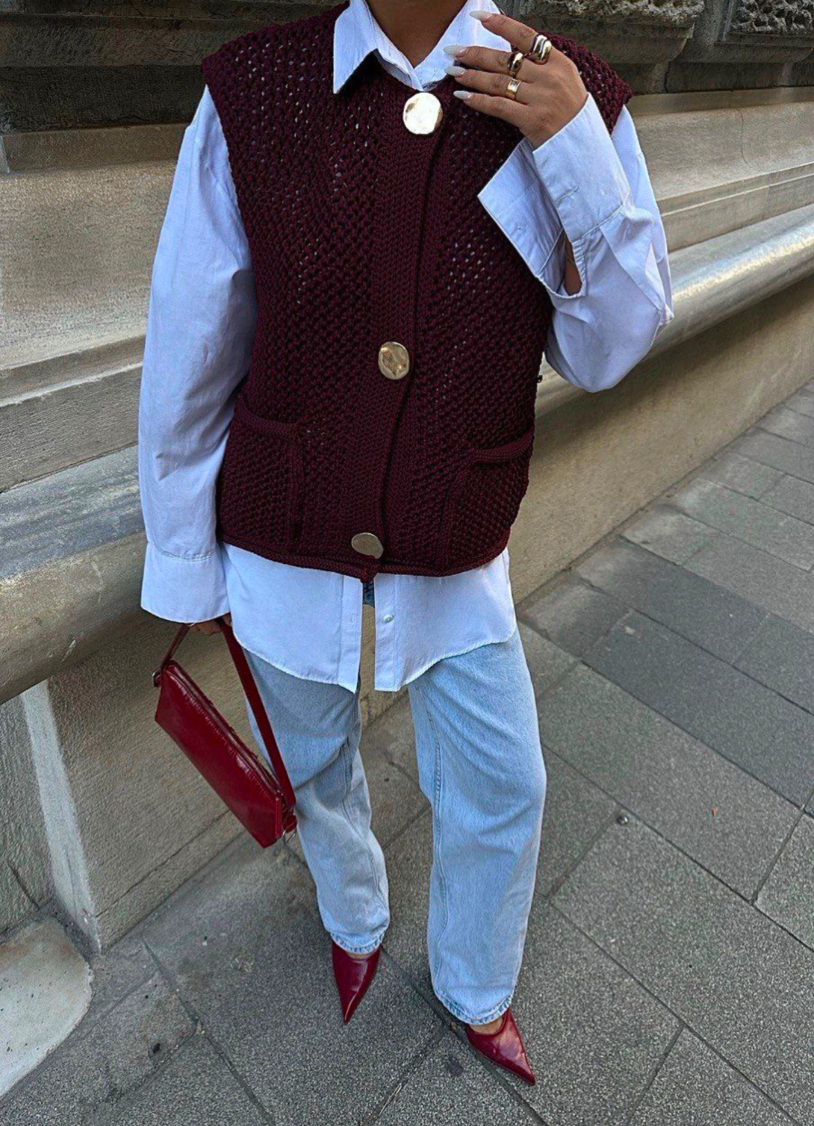 Gilet sans manches Mariya 