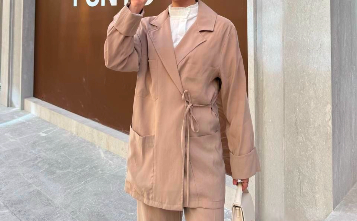 Ensemble kimono Sand