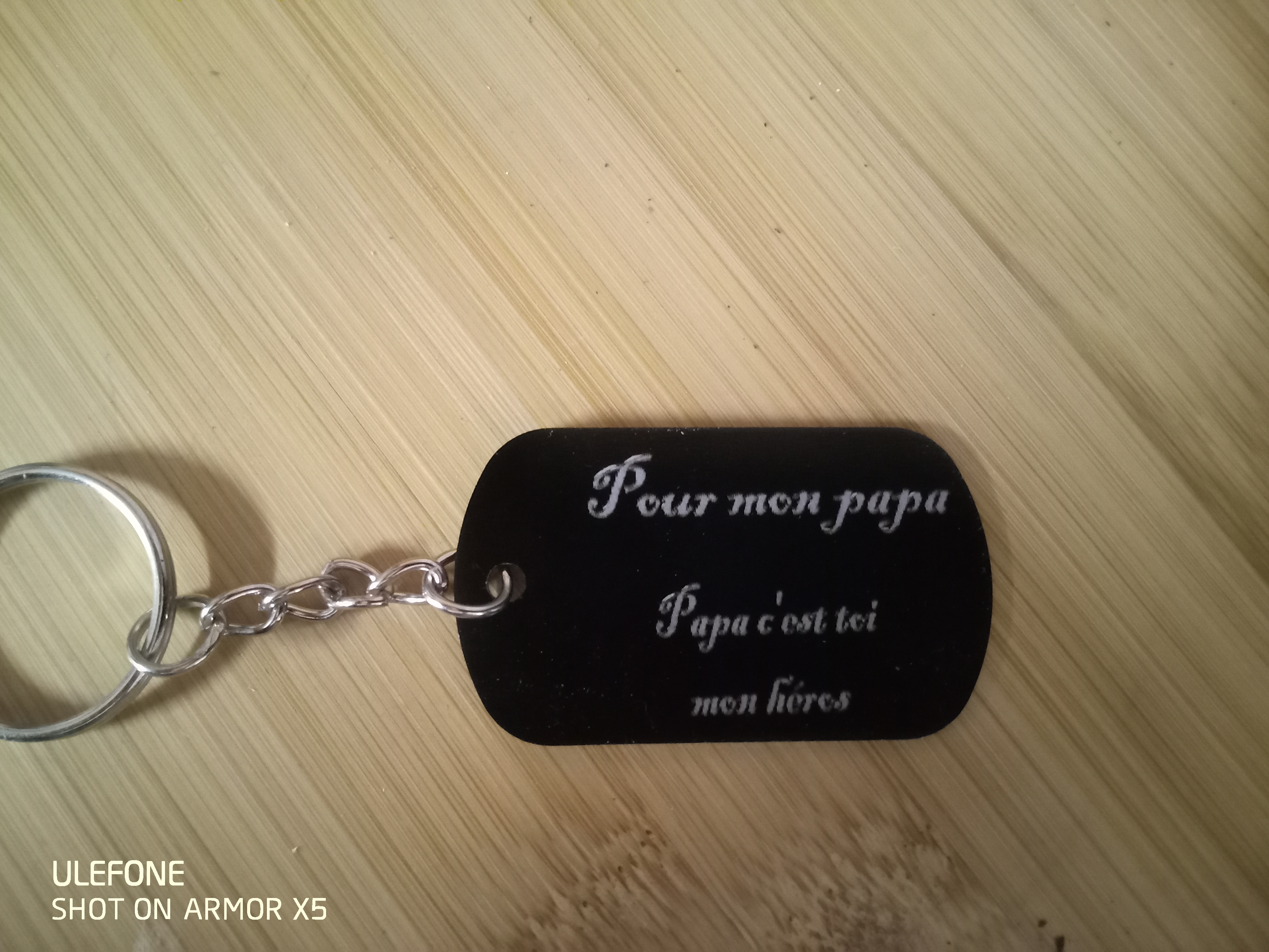 porte clef plaque militaire 