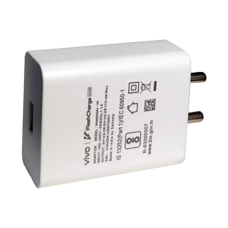 VIVO 44 W SuperVOOC 4 A Wall Charging Adapter for Mobile  (White)