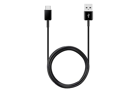 Samsung Original USB A to C Cable - (1.5M), Compatible Smartphone, Black White