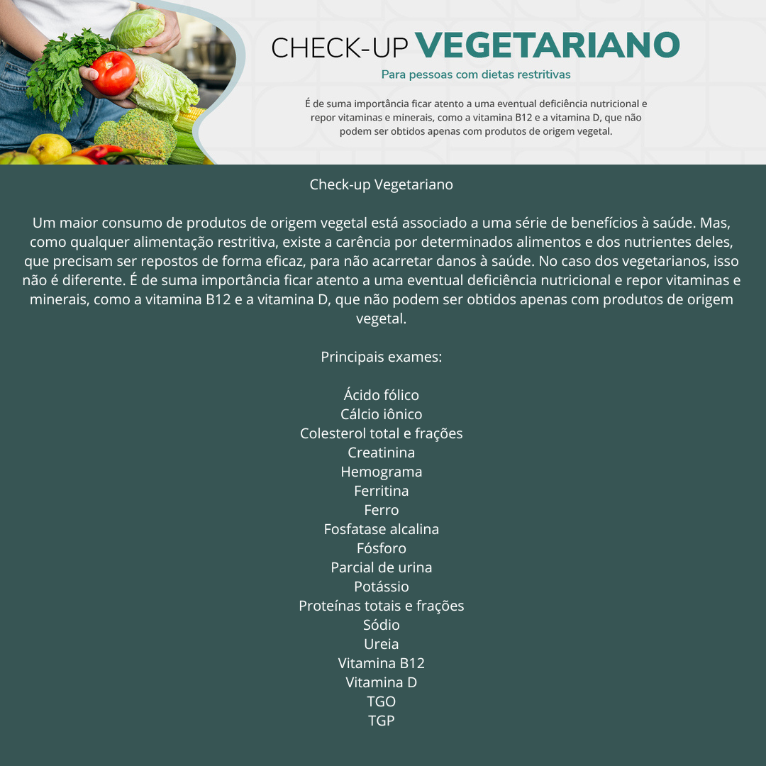 Check-Up Vegetariano