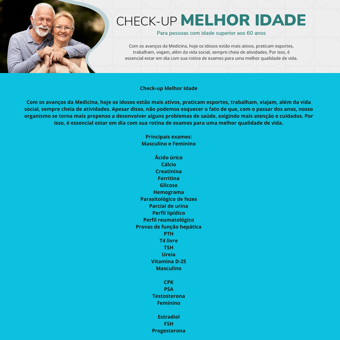 Check-up Melhor Idade
