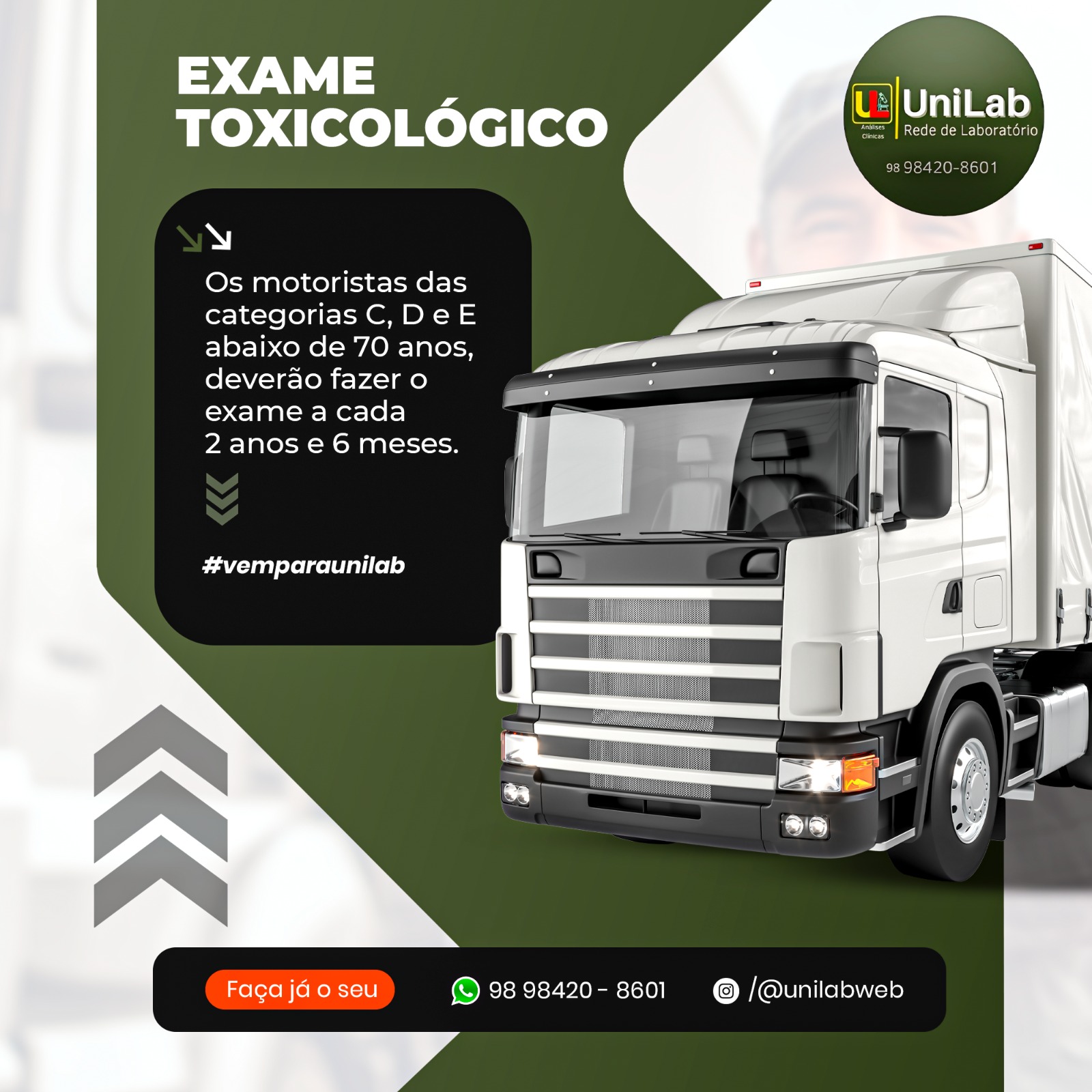 Exame Toxicológico Particular