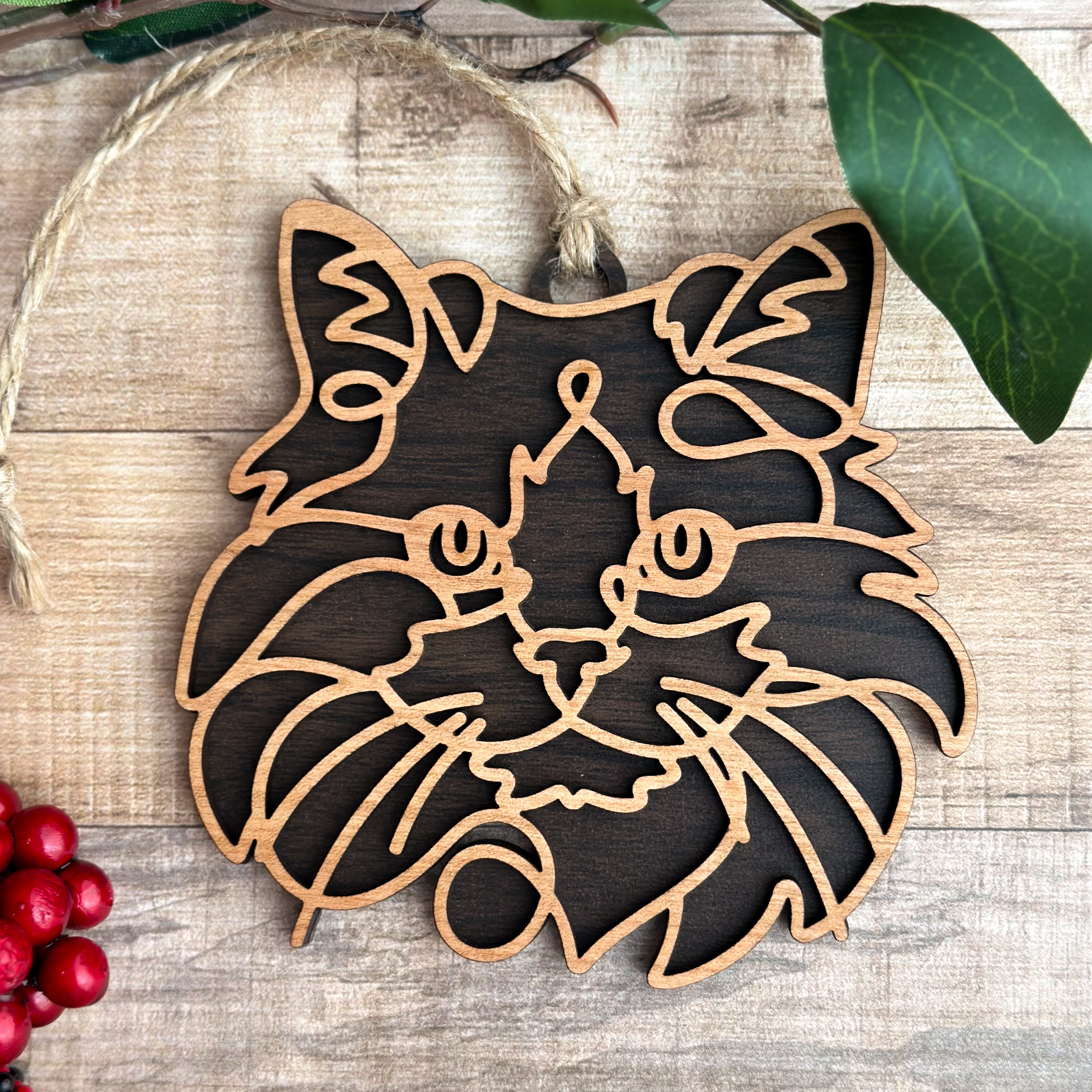Laser Cut Cats Breeds:   Mau-Tuxedo