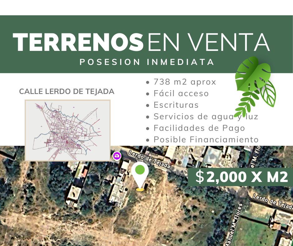 Terreno en Calle Lerdo de Tejada