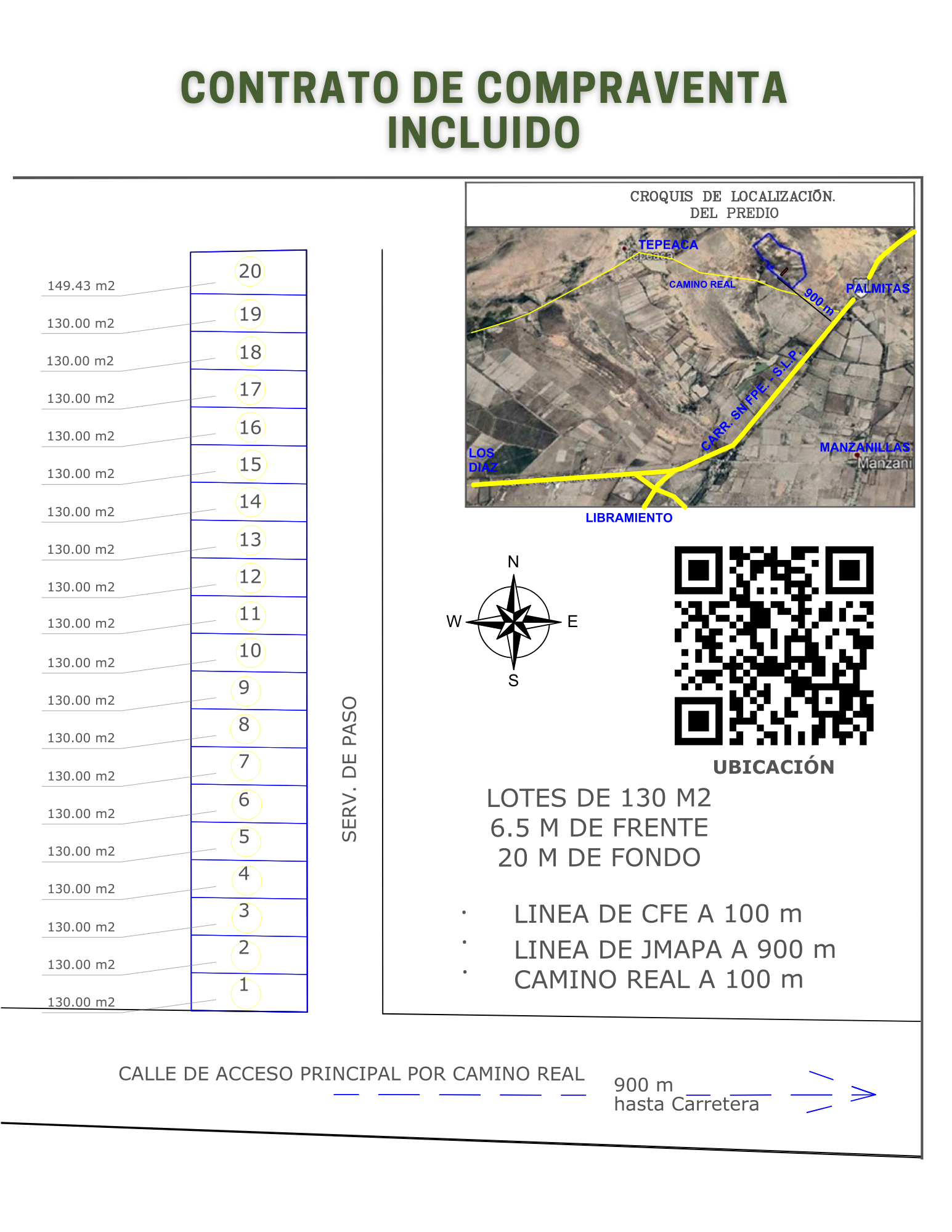 Lotes Camino Real