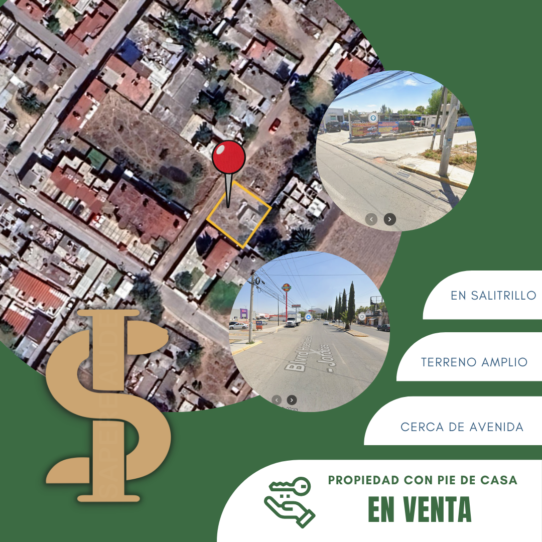 Terreno con Pie de Casa