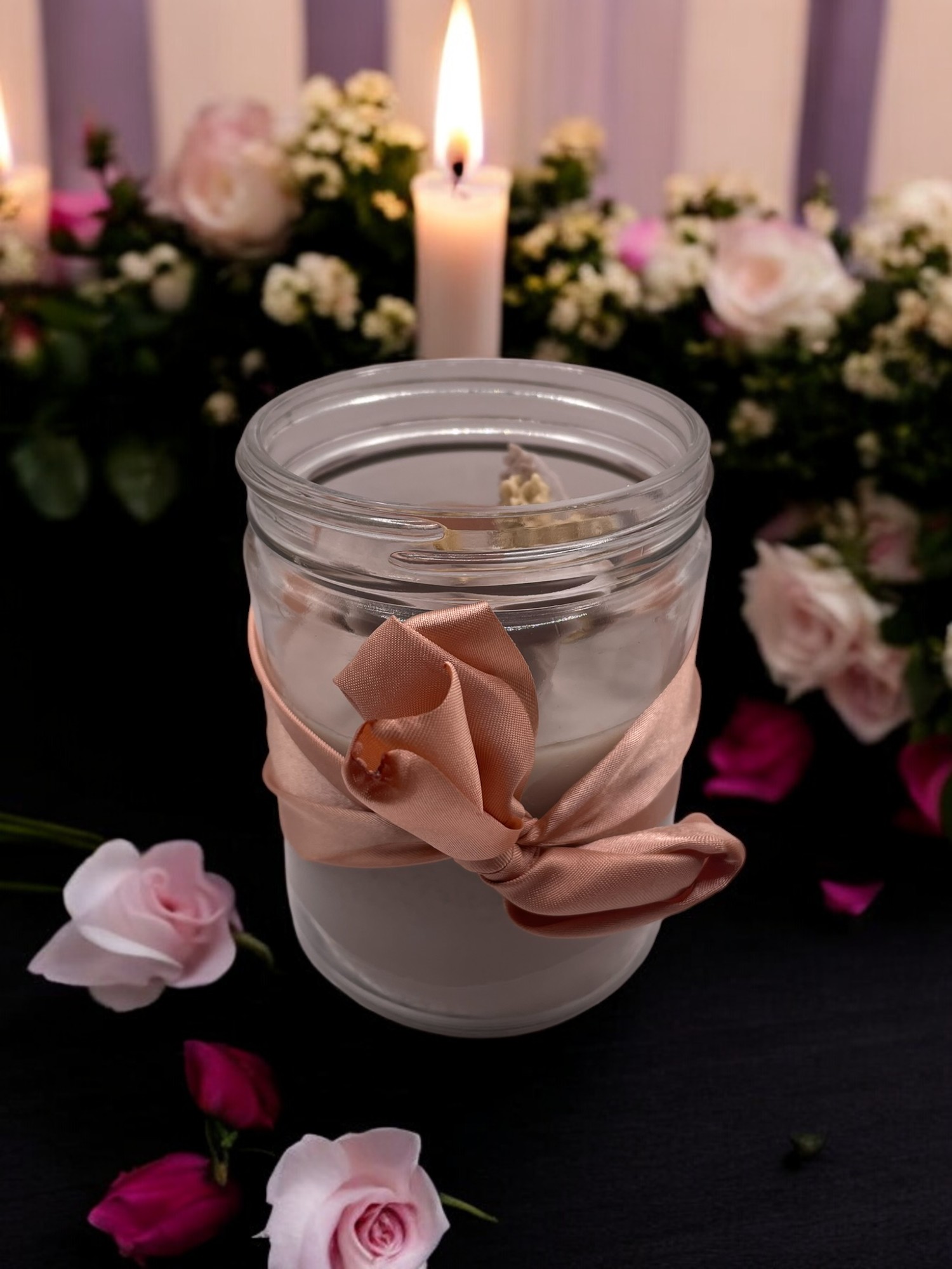 Hot Fudge Brownie Scented Candle Scripture Psalm 27:1