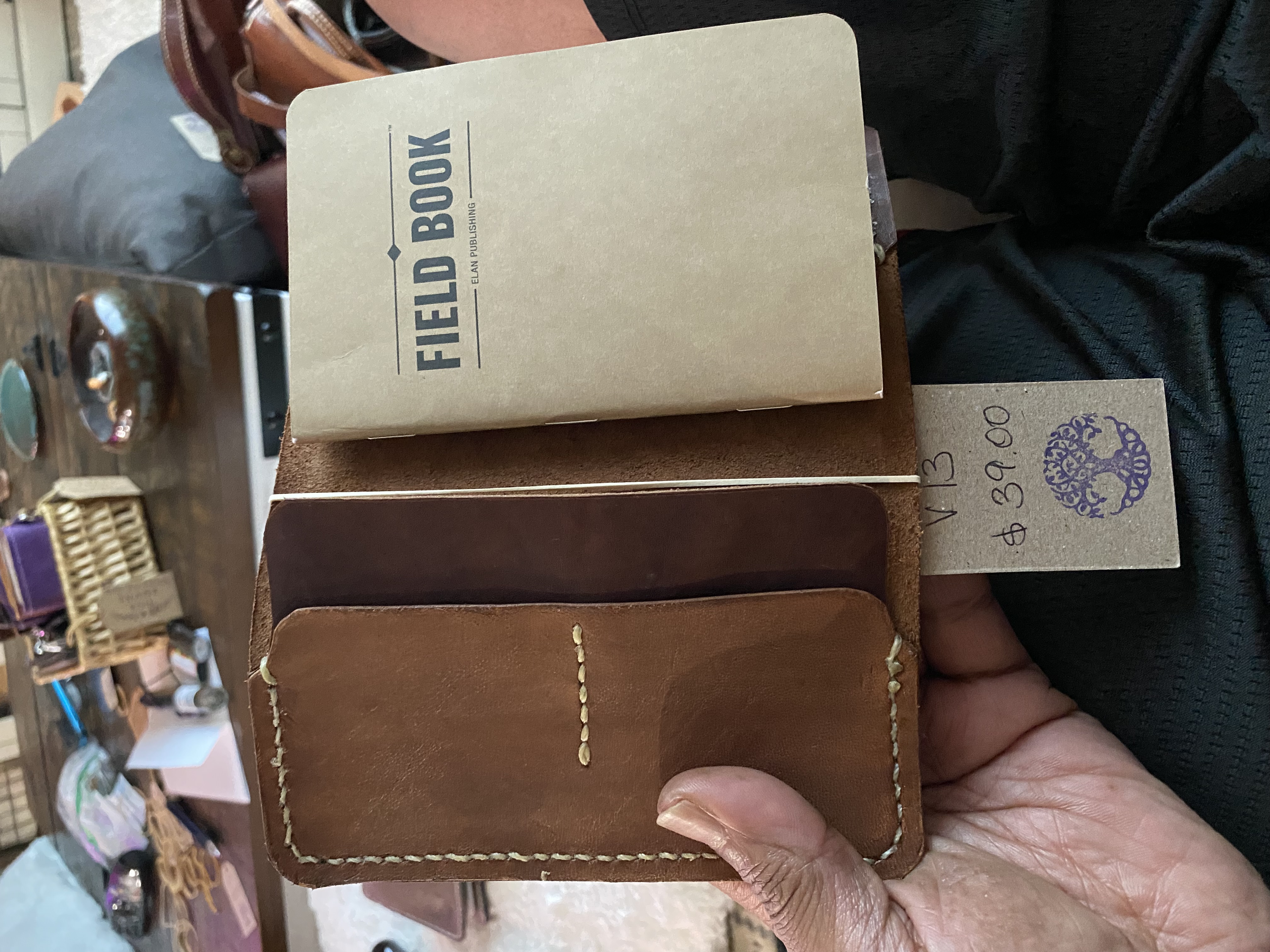 Handcrafted Leather Field Book Cover