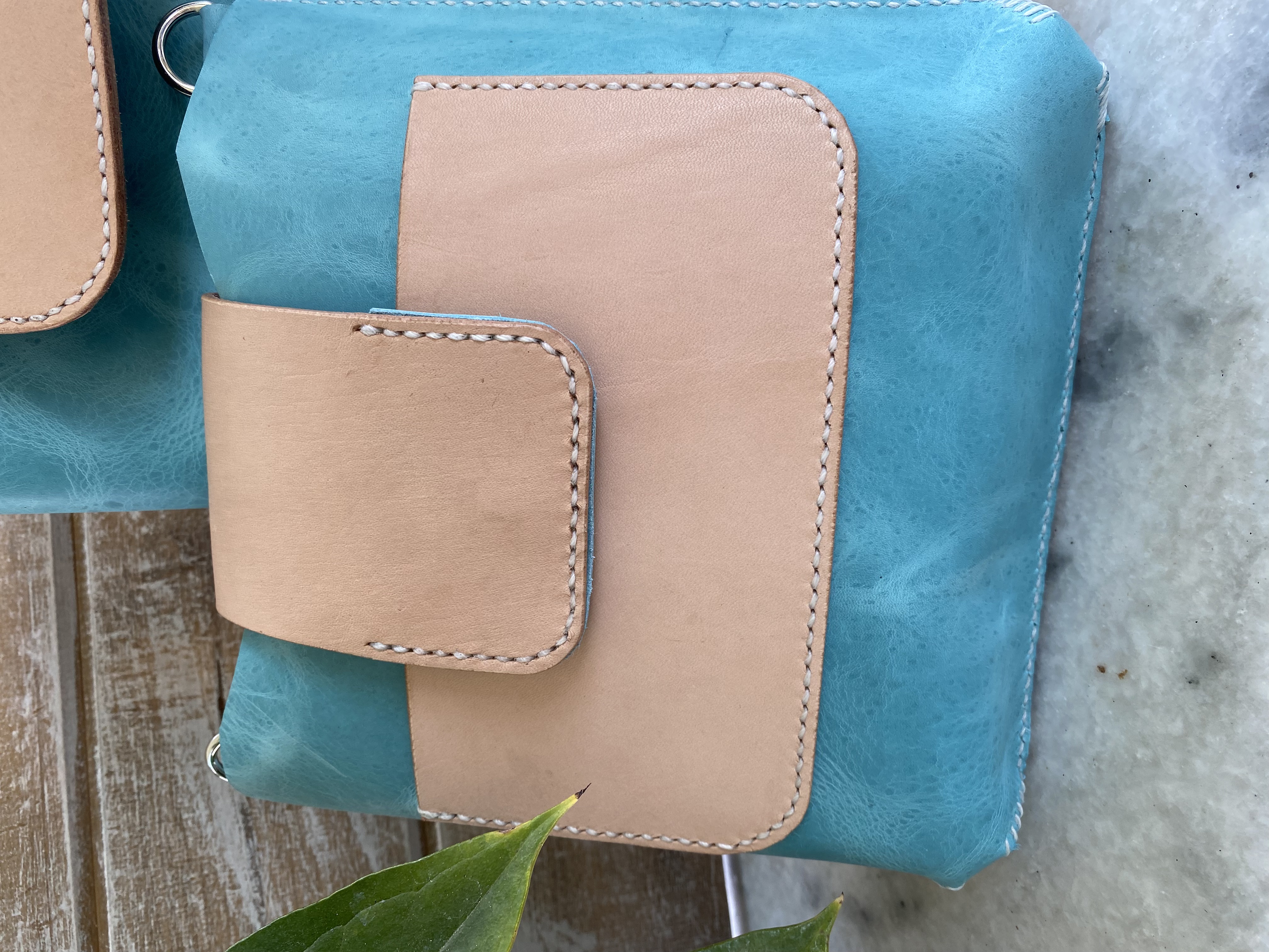 Leather Backpack Set