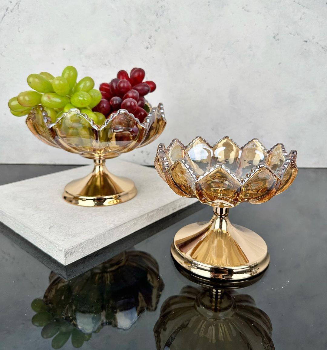 Elegant Glass Dessert Bowls