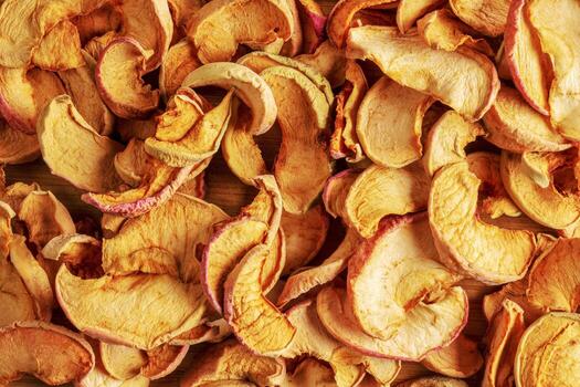 Dried apple slices