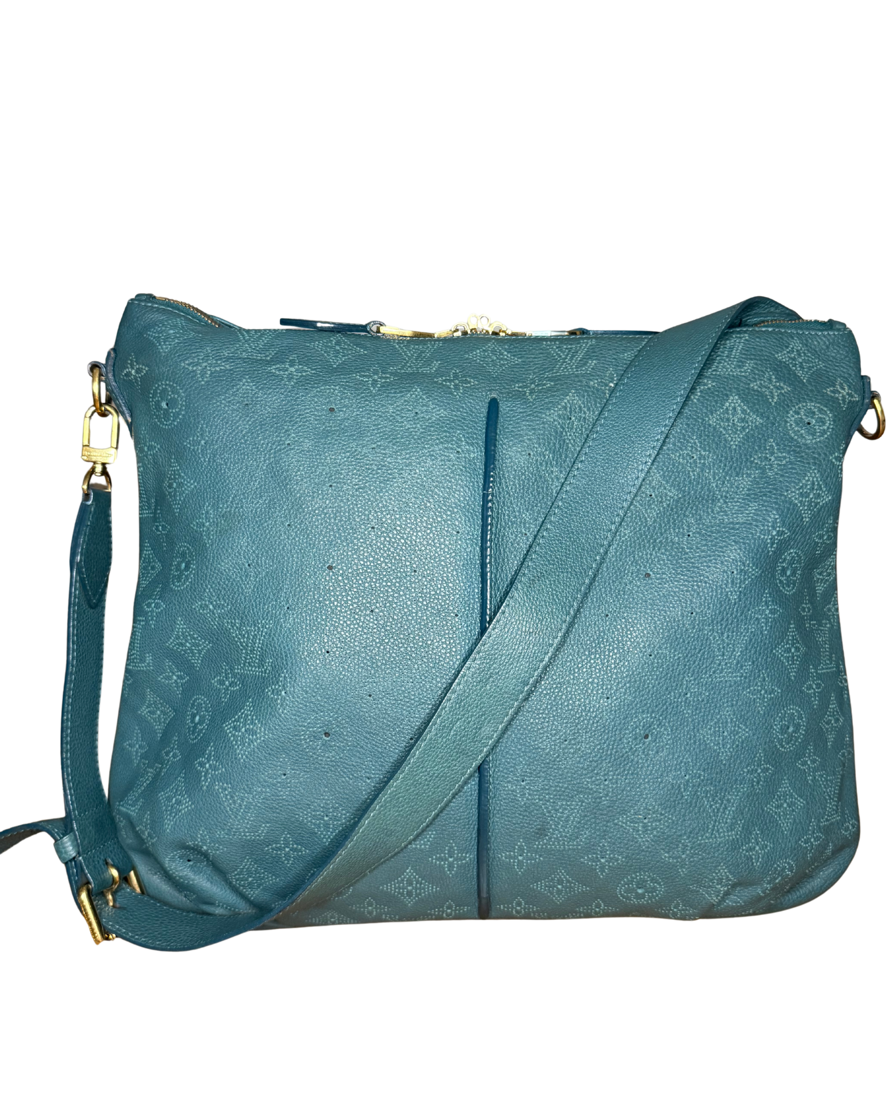 LOUIS VUITTON - SAC A BANDOULIERE SOLENE EN CUIR MAHINA